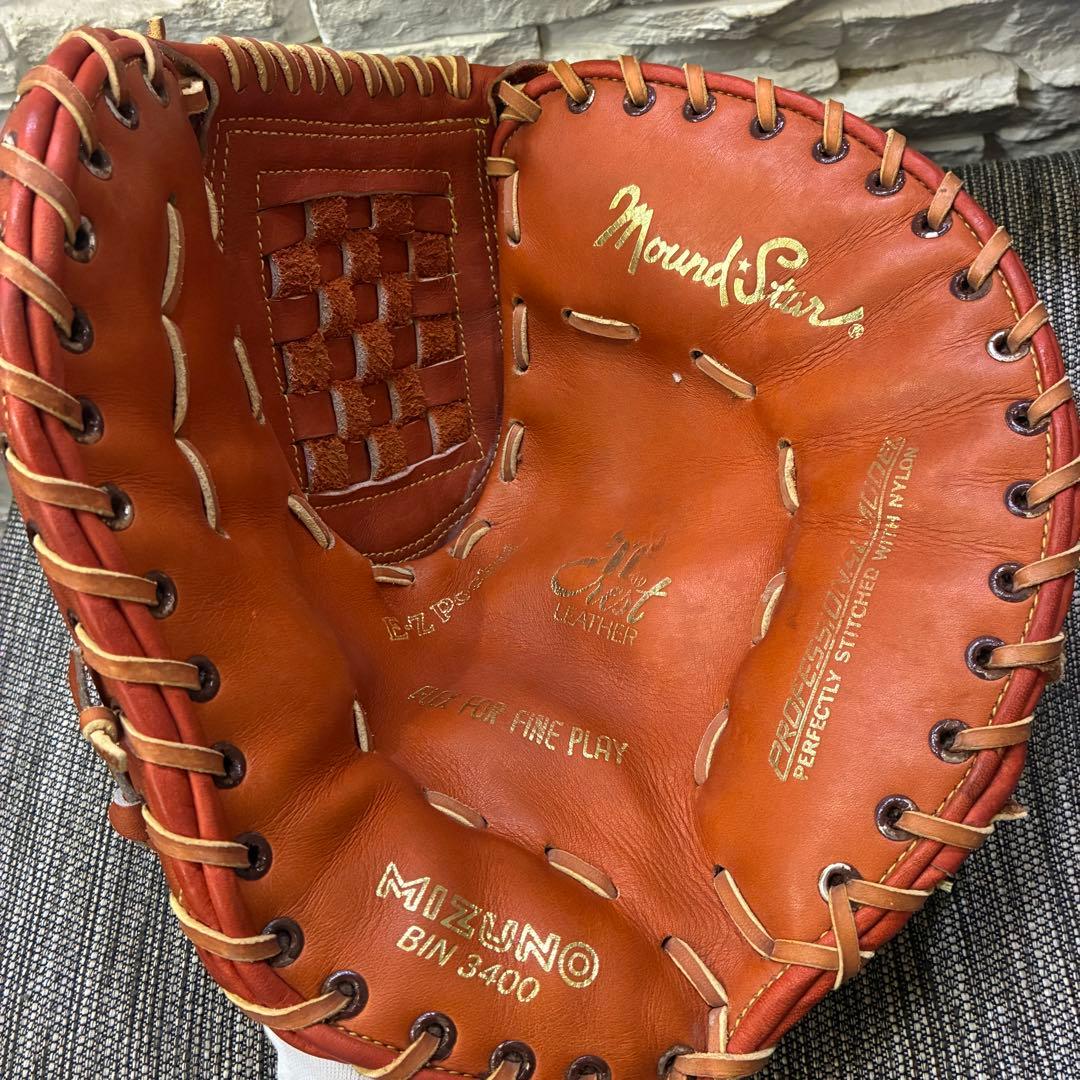 希少 旧ロゴ ミズノ グローブ ファーストミット 一般軟式用（右投げ用