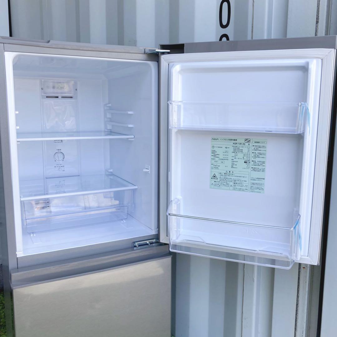 994取付無料！高性能アクアステンレスシルバーおしゃれデザイン冷蔵庫
