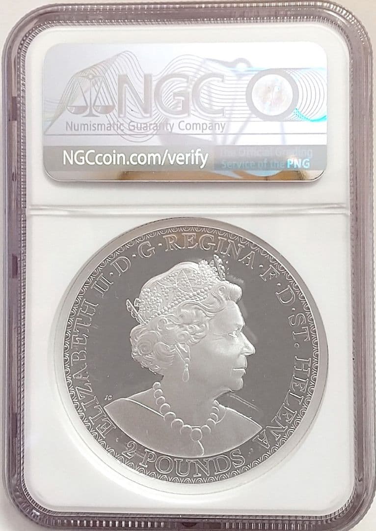 2022年 セントヘレナ ウナとライオン 2オンス 銀貨 NGC PF70 UC - メルカリ