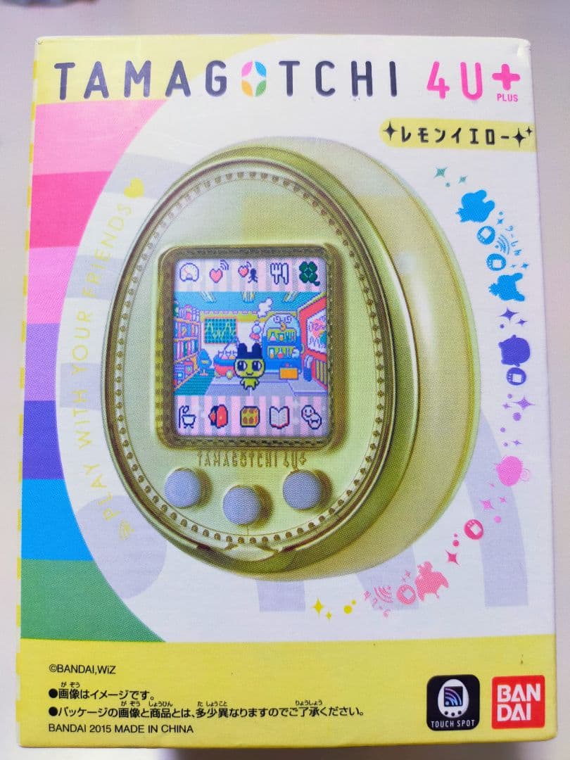 TAMAGOTCHI 4U＋ レモンイエロー たまごっち4U+ 箱・説明書付き - メルカリ
