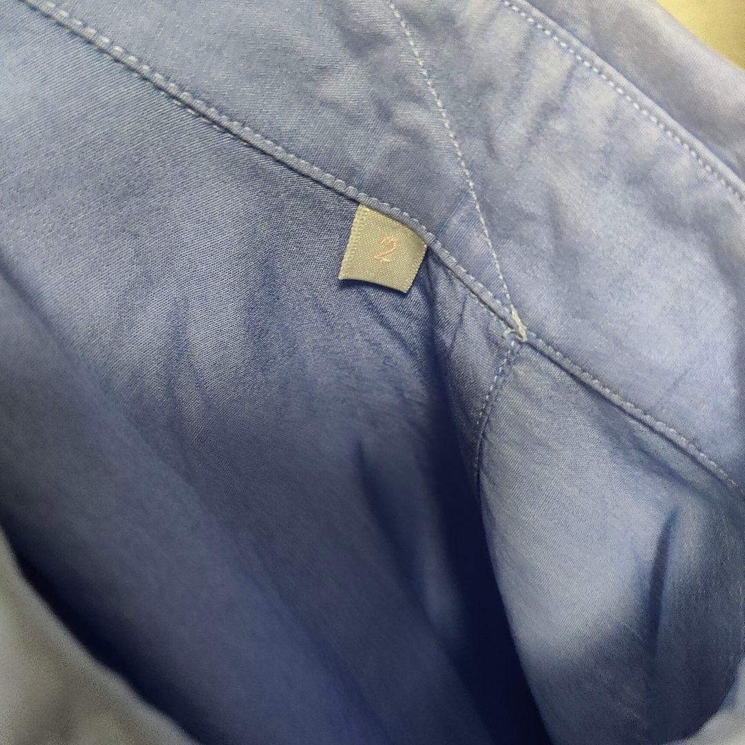 コモリ コモリシャツ サックスブルー 2 M V01-02001 - メルカリ