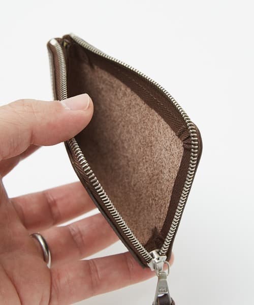 新品 茶 ホワイトハウスコックス ジップケース S1954 コイン ケース 財布