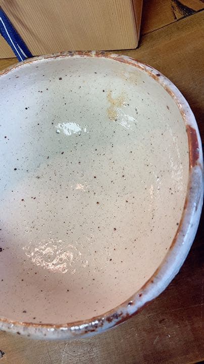 志野焼 茶道具 志野ふた物 木箱入り 坪島土平作 皿 菓子鉢 - メルカリ