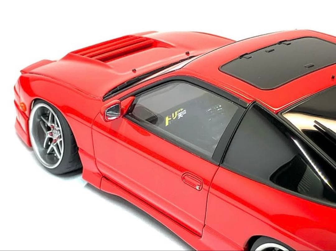 アオシマ 1/24 NISSAN 180SX (東北仕様) 完成品