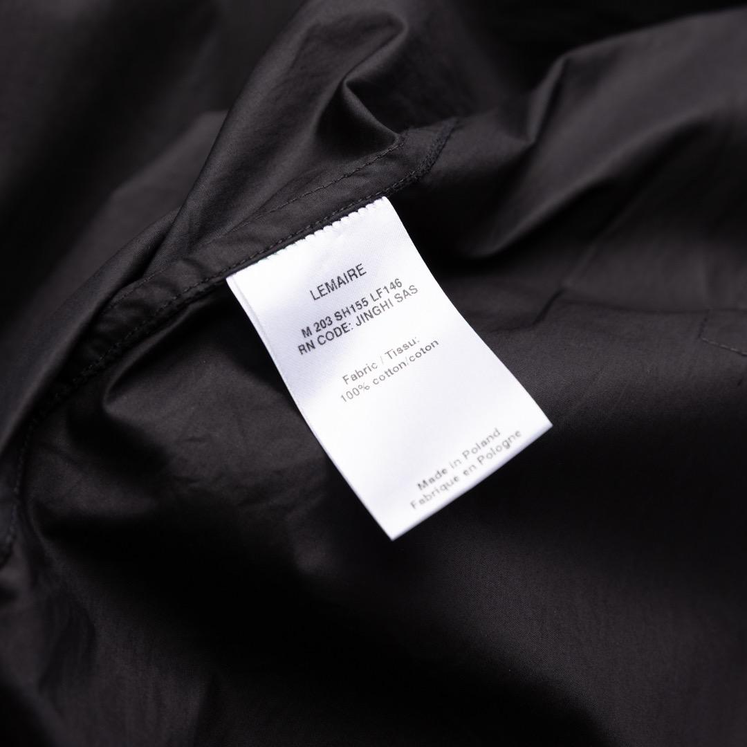 LEMAIRE Cotton Chintz Stand Collar Shirt - メルカリ