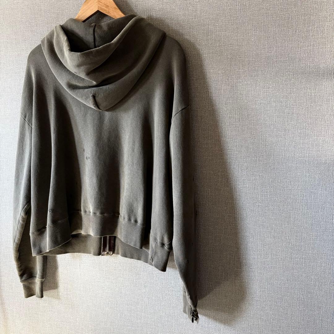 23AW SAINT MICHAEL ダメージジップフーディ - メルカリ