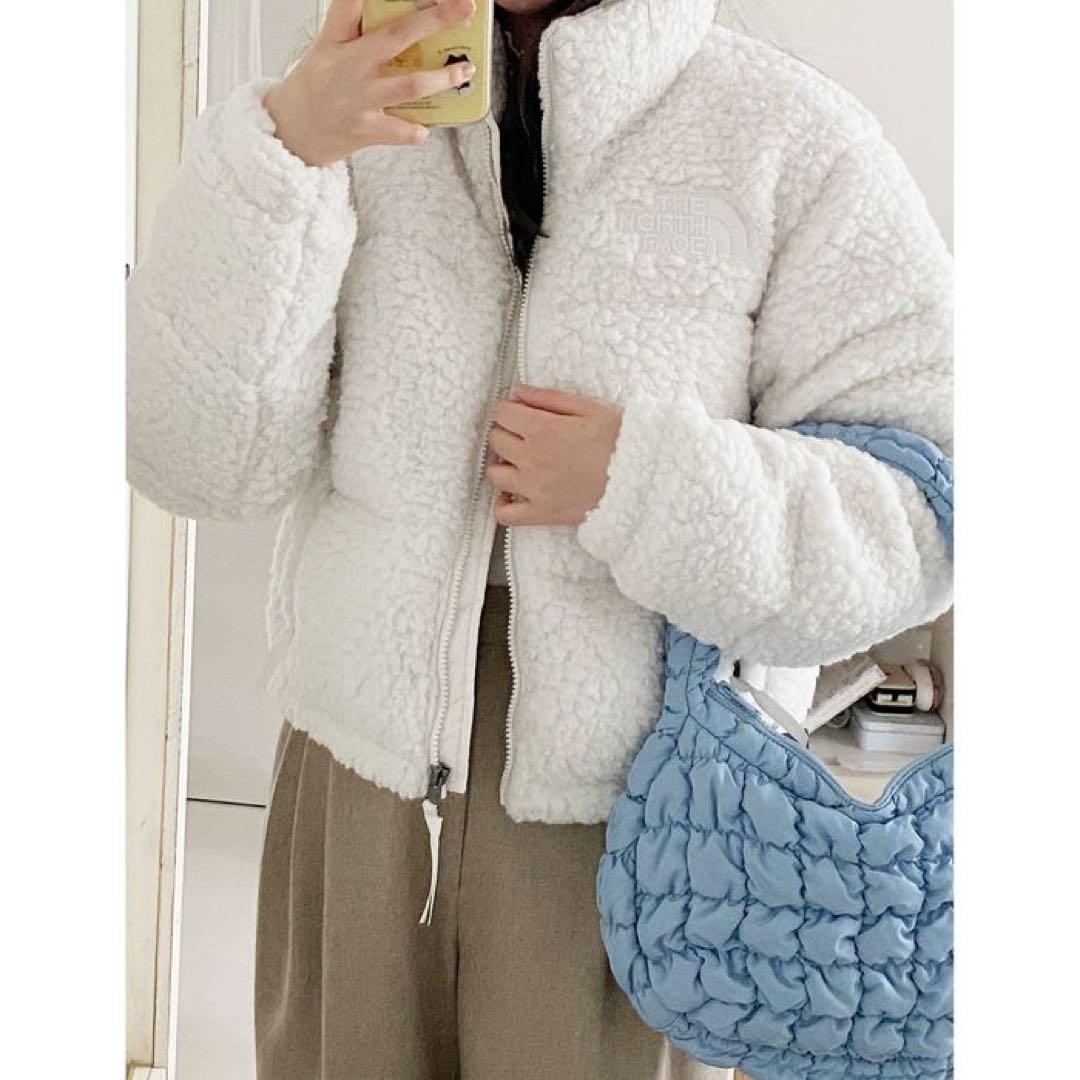 ザノースフェイス シェルパ ヌプシダウンジャケット ホワイト - メルカリ