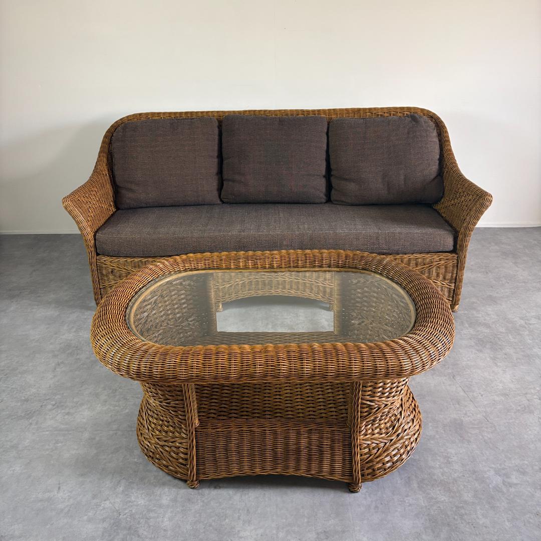 ラタンテーブル｜リゾートスタイル・アジアンインテリア センター テーブル ラタン 籐 天然 素材 コーヒー ロー リビング