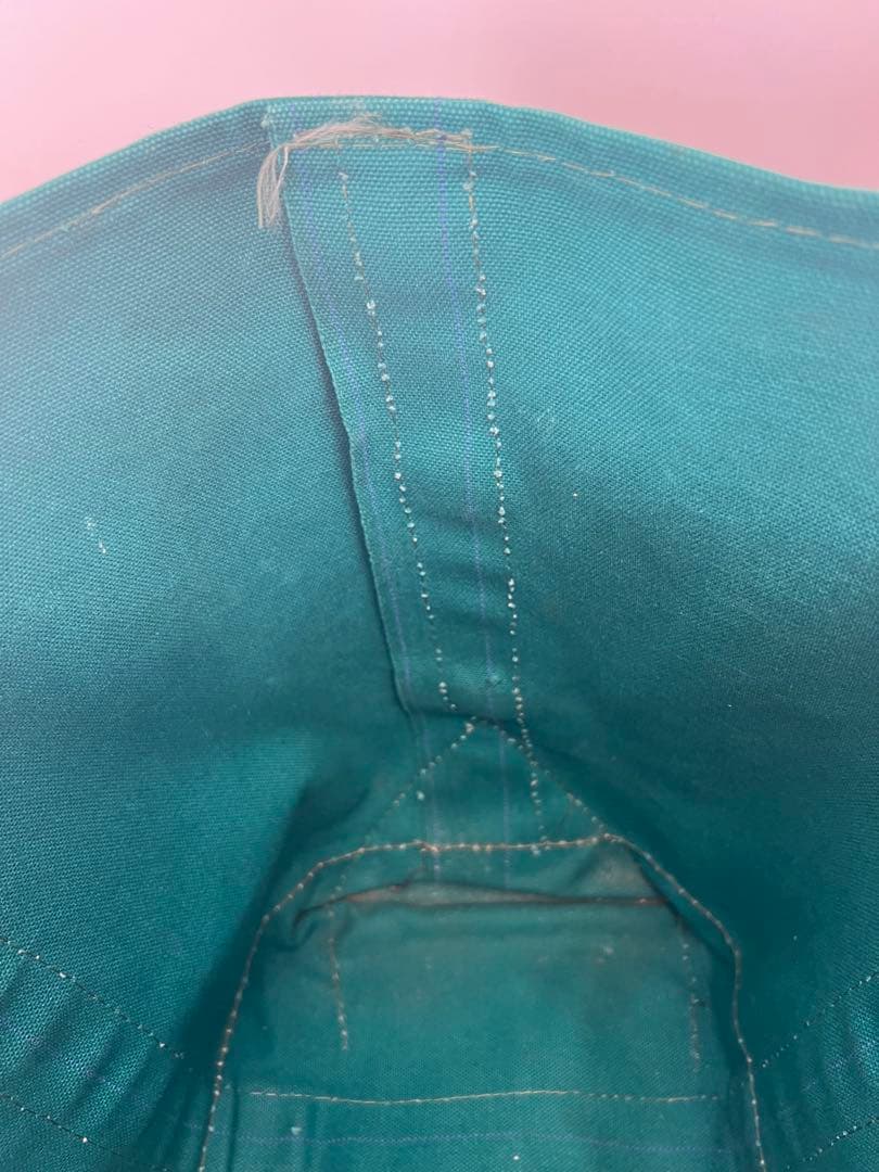 ぱ*ん様 L.L.BEAN GREEN×NAVY DELUXE TOTE