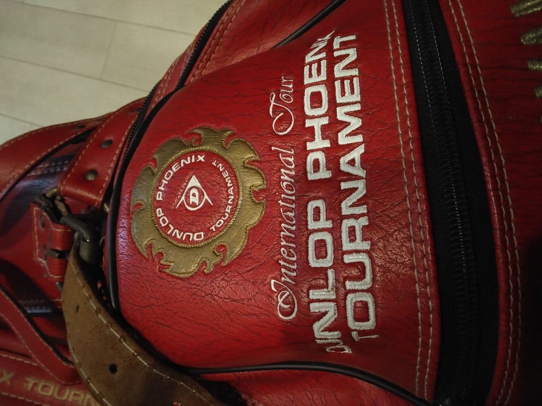 重厚感あり レア ダンロップフェニックストーナメント キャディバッグ