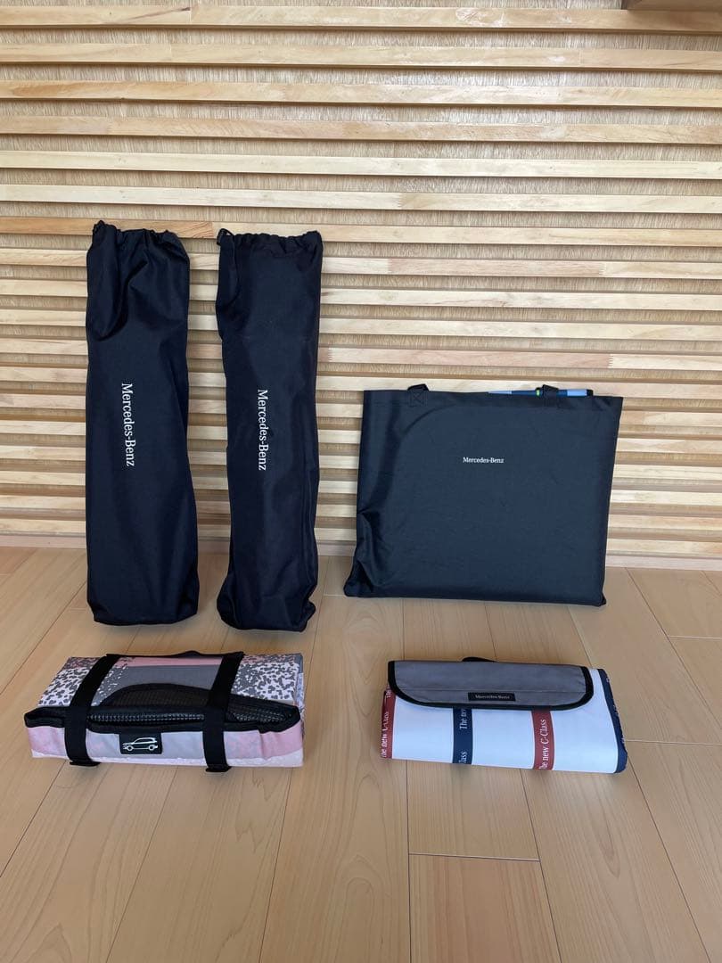 【最終価格】メルセデスベンツ折りたたみチェア2脚とレジャーシート1枚とおまけ付き 楽天市場】【 ベンツ 純正 】 ブルナー 折り畳み チェア クラシック
