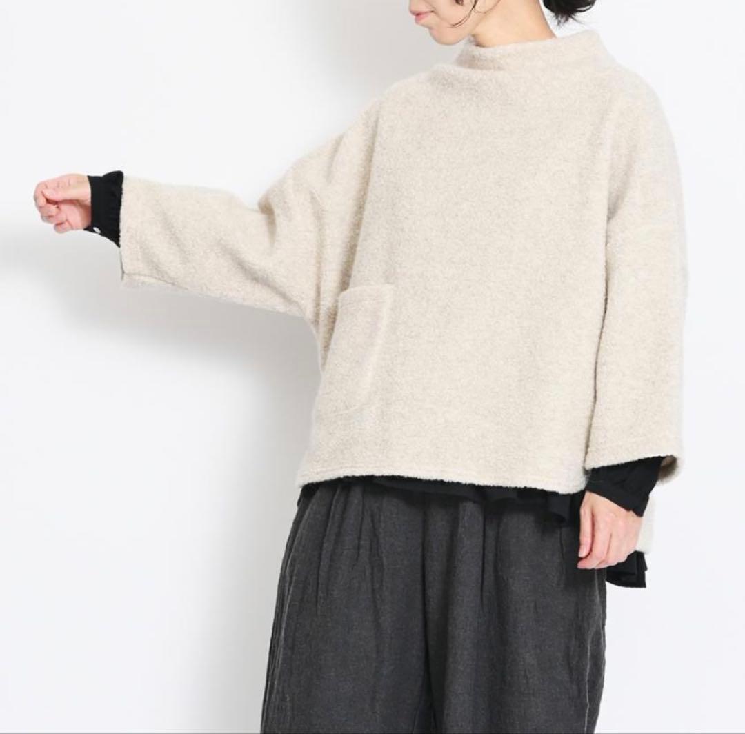 新品】tumugu シープパイルニット プルオーバー - メルカリ