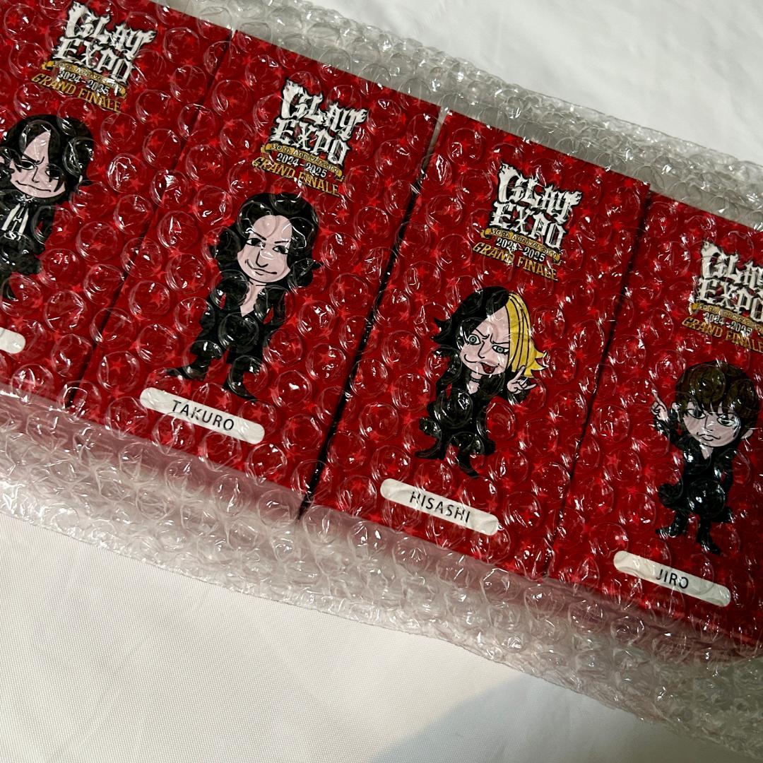 GLAYフィギュア TERU JIRO TAKURO HISASHI セット