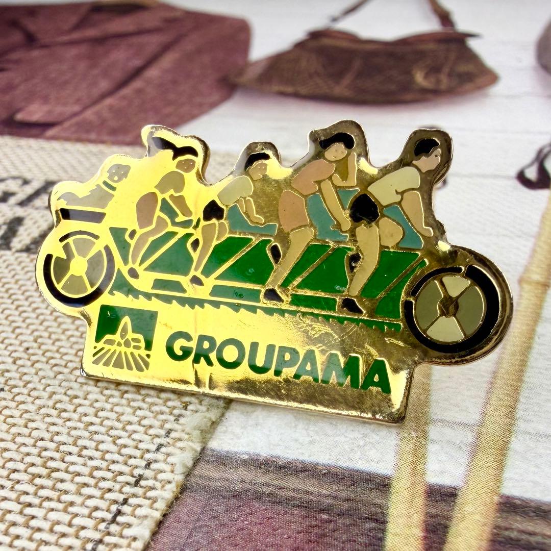 6362 GROUPAMA 保険vintage ピンバッジ ピンズ ヴィンテージ - メルカリ