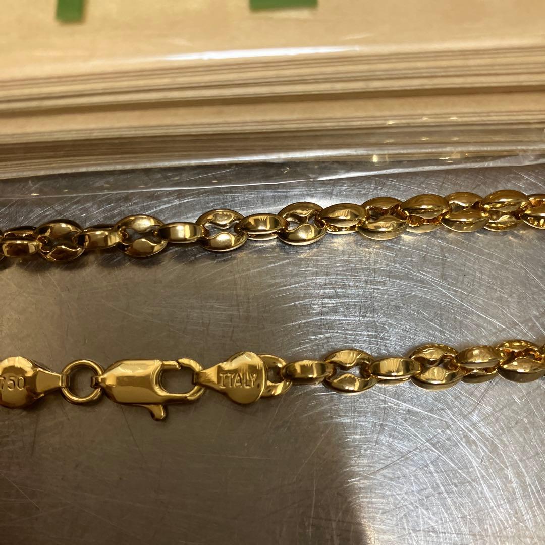 ITALY 750刻印あり38g 60cm 遺品整理 オークション - メルカリ