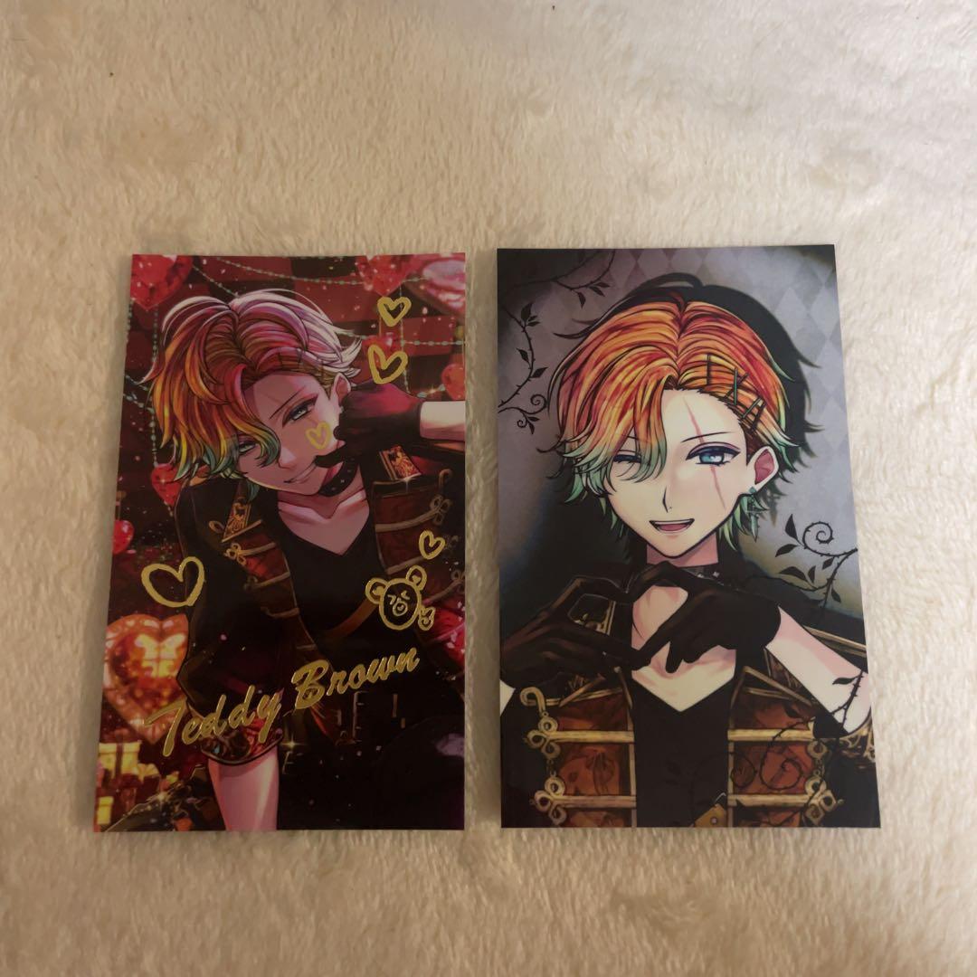 あくねこ テディ バレンタイン トレカ風カード 箔押し - メルカリ