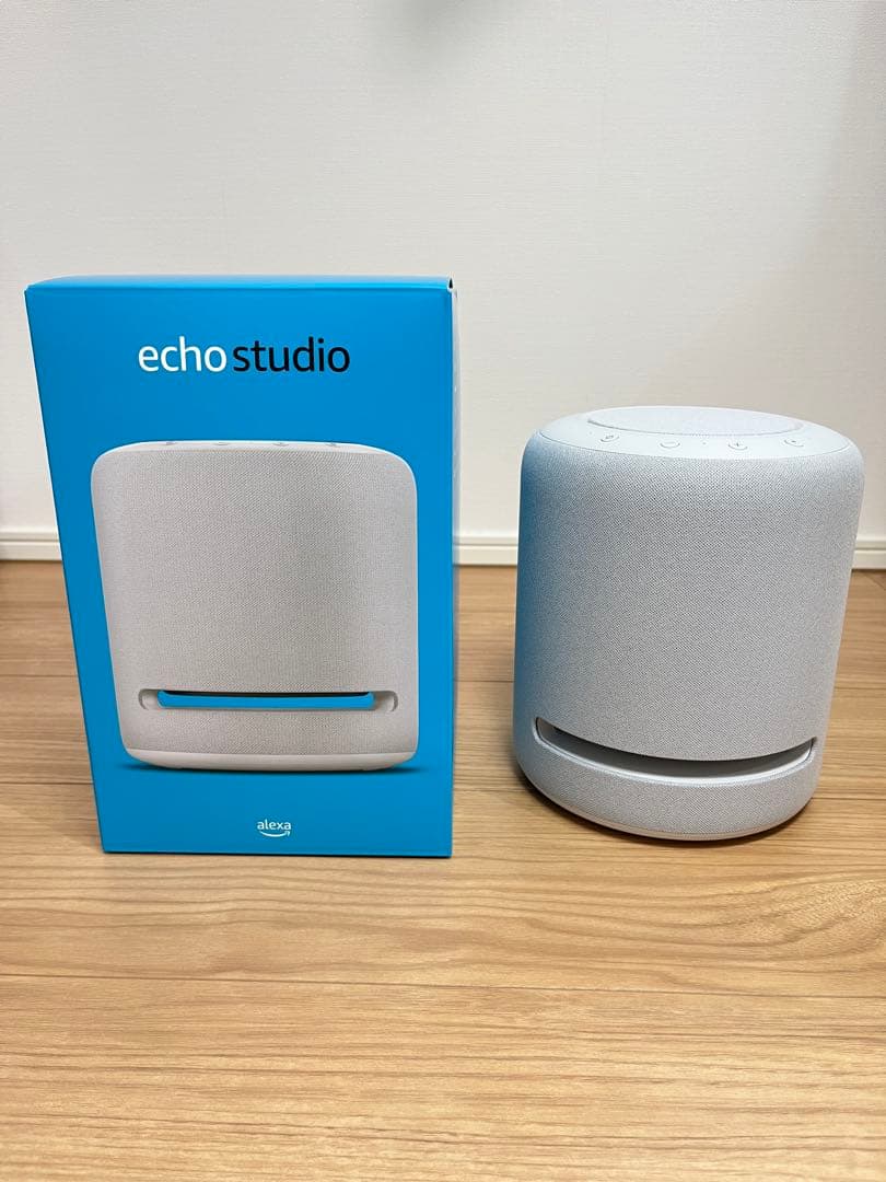 【美品】 Amazonスピーカー Echo Studio グレーシャーホワイト Amazon、 Echo Studioの新色、「グレーシャーホワイト」を発売