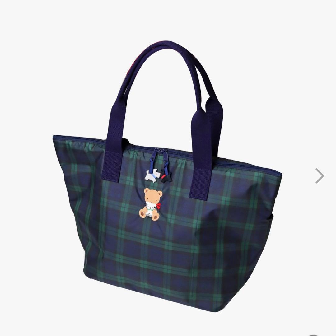 ファミリア　マザーズバッグ　ブラックウォッチ familiar - 💞ファミリア💞マザーズバッグ ブラックウォッチ ギフト袋