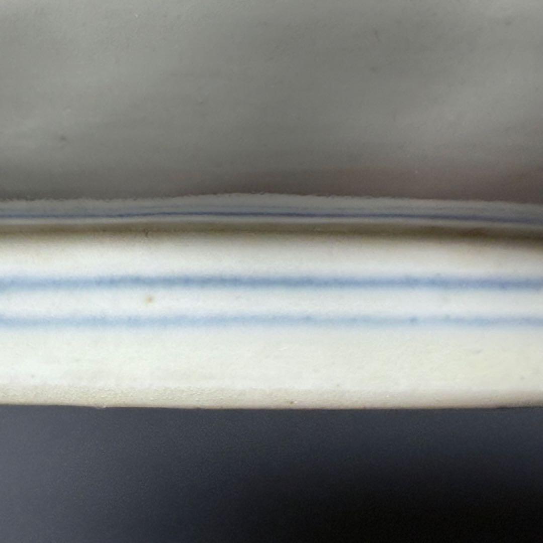 江戸中期〜後期 古伊万里 色絵柘榴文菊花形 なます皿 5枚 裏七宝結文