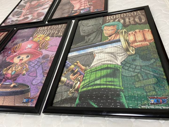 ワンピース ジグソーパズル (額付き)300ピース5個