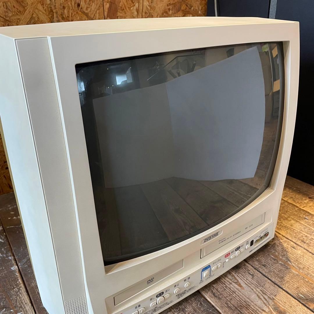 ブラウン管テレビ/船井電機】20型DVD内蔵テレビデオ - メルカリ
