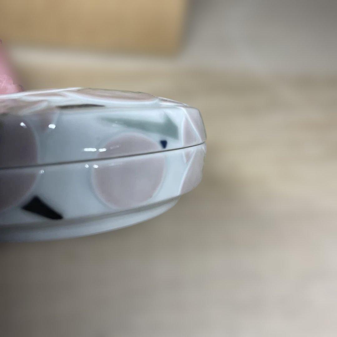 森洋 彩埏梅花文香合 共箱 - メルカリ