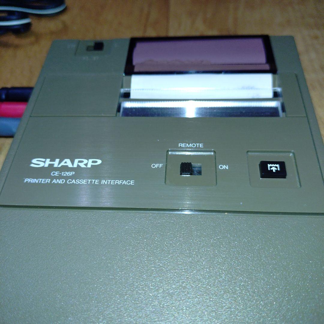 SHARP CE-126P プリンタ 本体 + EA-1250フィルムロール - メルカリ