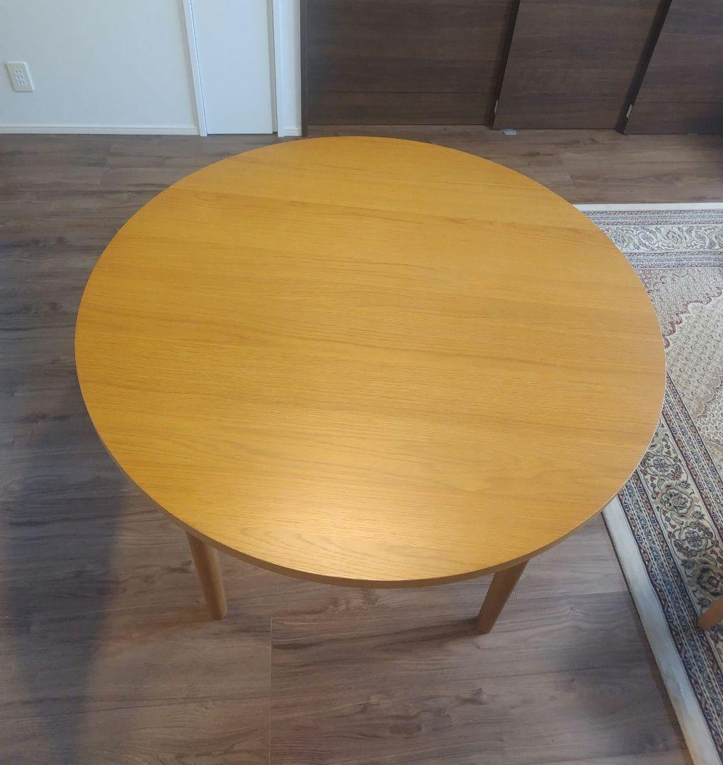 しろくま様専用 unico KIRP ラウンドダイニングテーブル Φ1000 - メルカリ