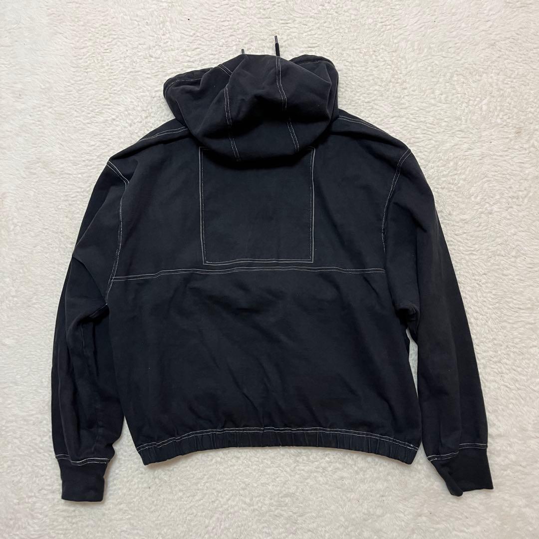 C.E OVERDYE LIGHT PULLOVER黒パーカー Cav Empt - トップス通販