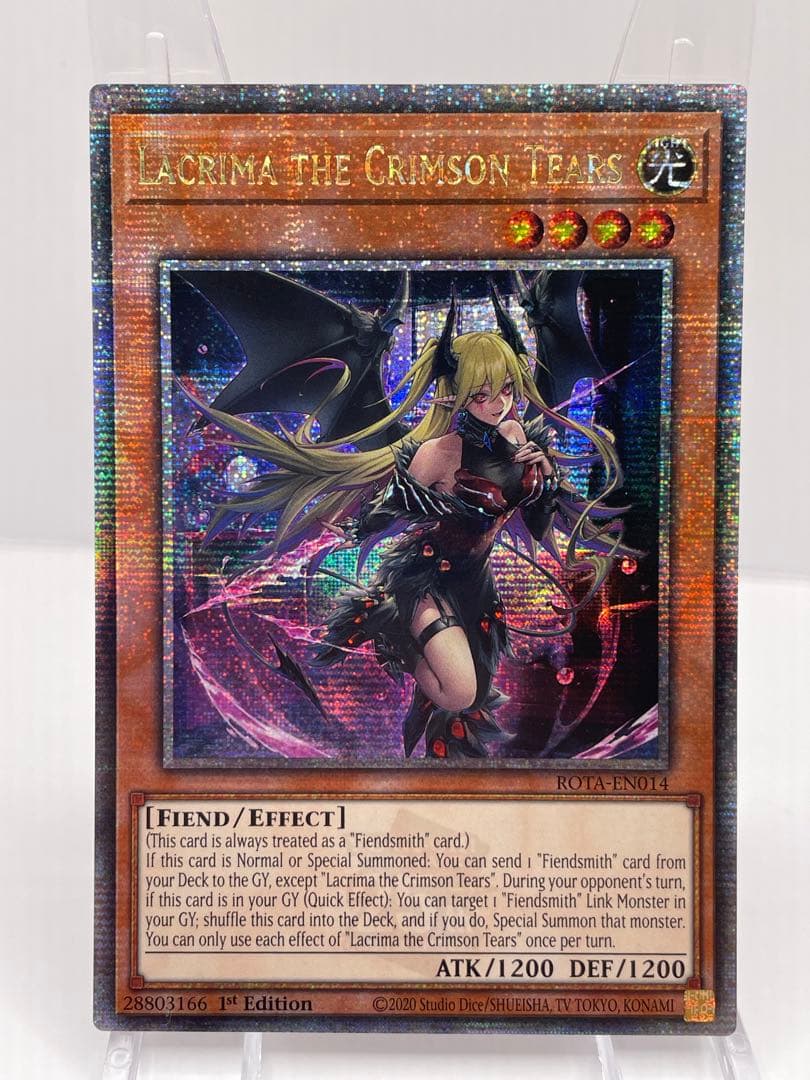 EU版 紅涙の魔ラクリモーサ 25thシークレット 遊戯王 - メルカリ