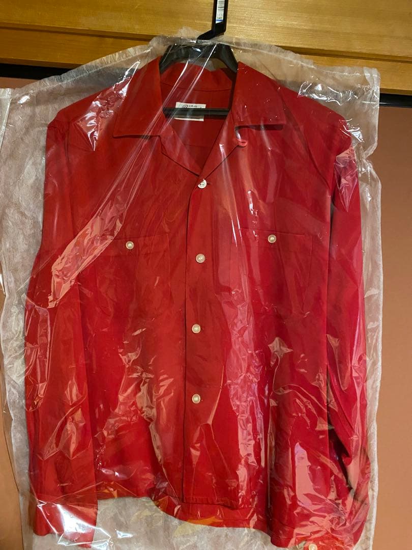 Bayard 赤 レーヨンシャツ 50's〜60's ビンテージ - メルカリ