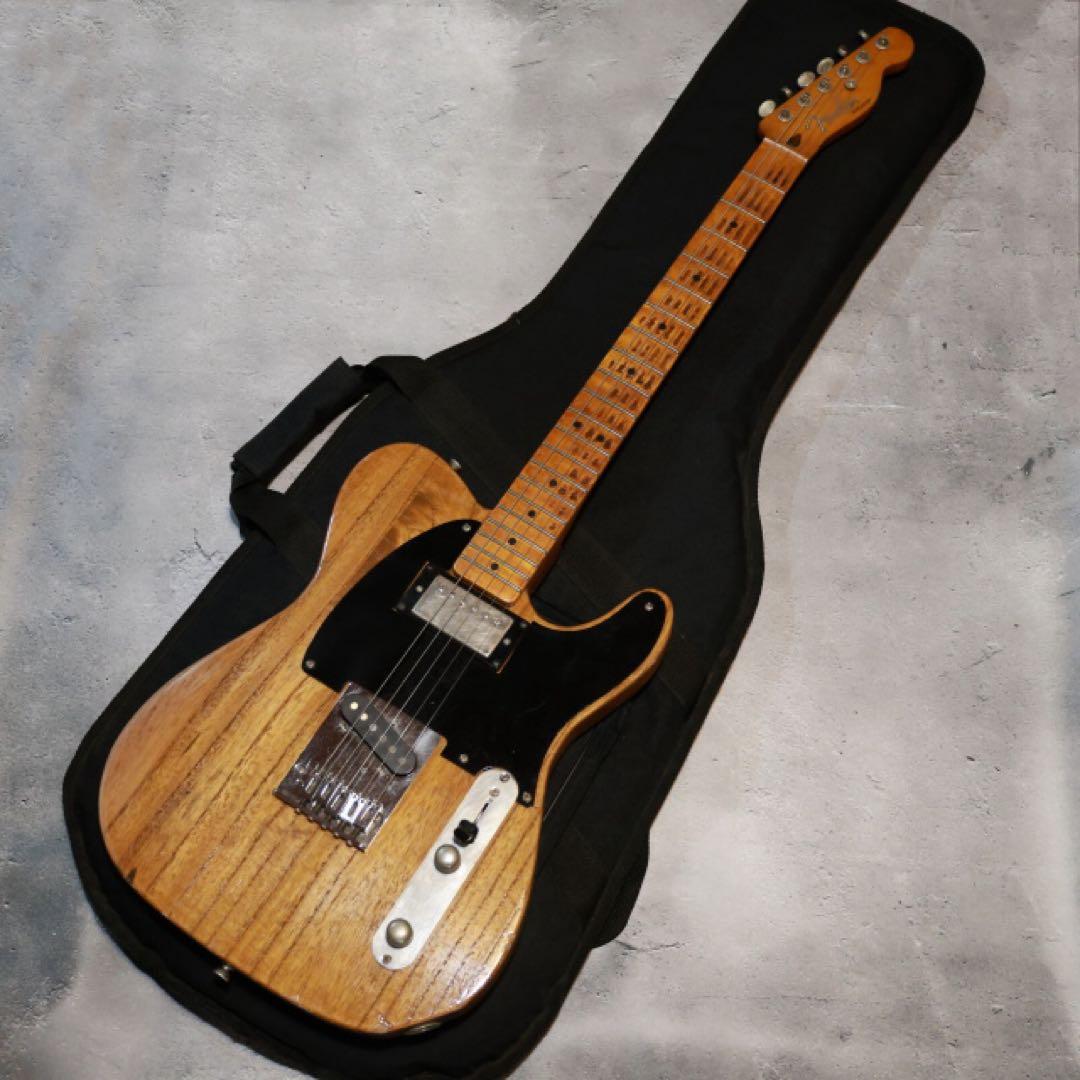 自作ノーブランドテレキャスター 超軽量 5弦ギター レリック キース・リチャーズ 自作ノーブランドテレキャスター 超軽量 5弦ギター レリック キース