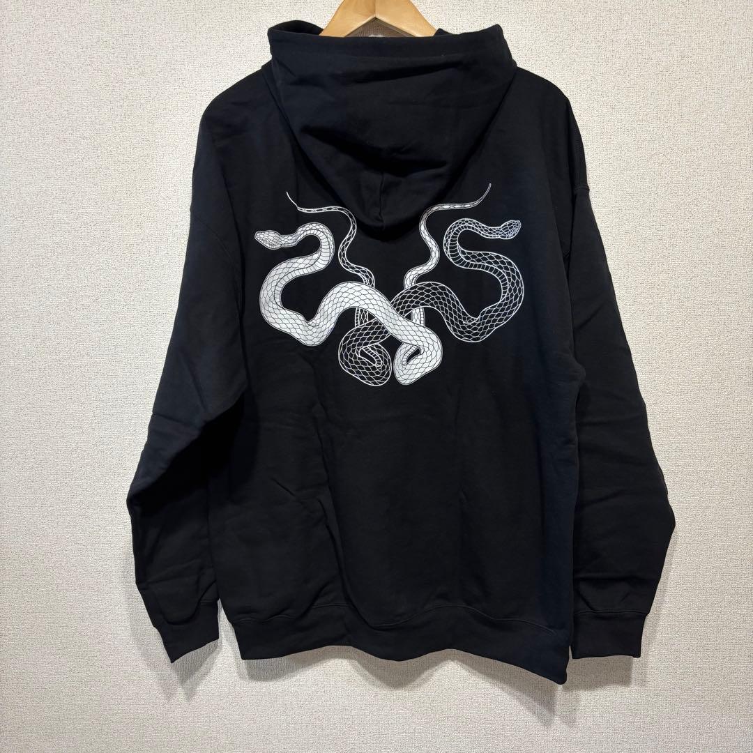 Knosis パーカー　Black×White