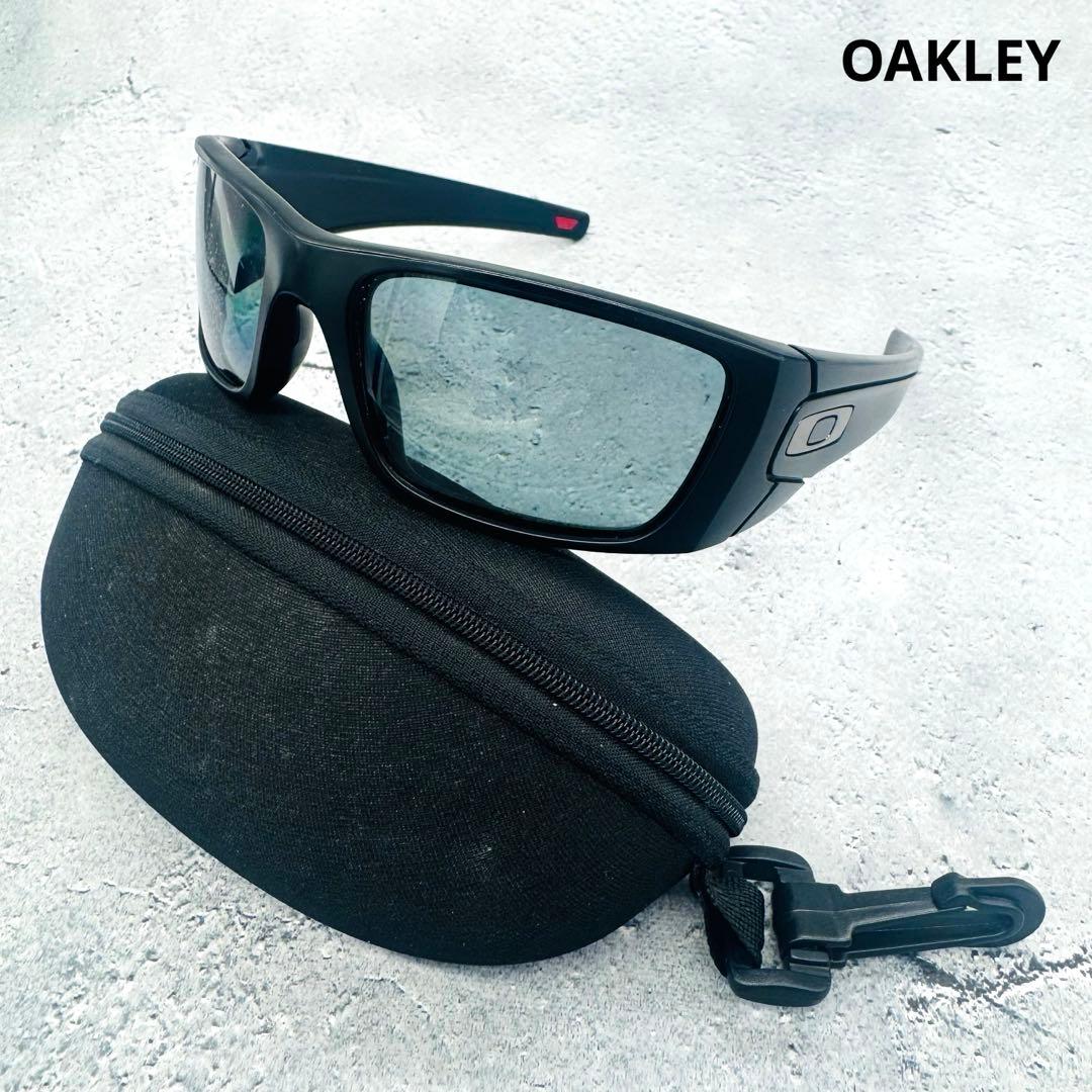 OAKLEYオークリースポーティーサングラス ブラック ブルーレンズ