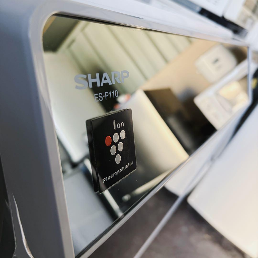 68運搬取付無料！シルバー・純正SHARP大容量ドラム式洗濯乾燥機！完動