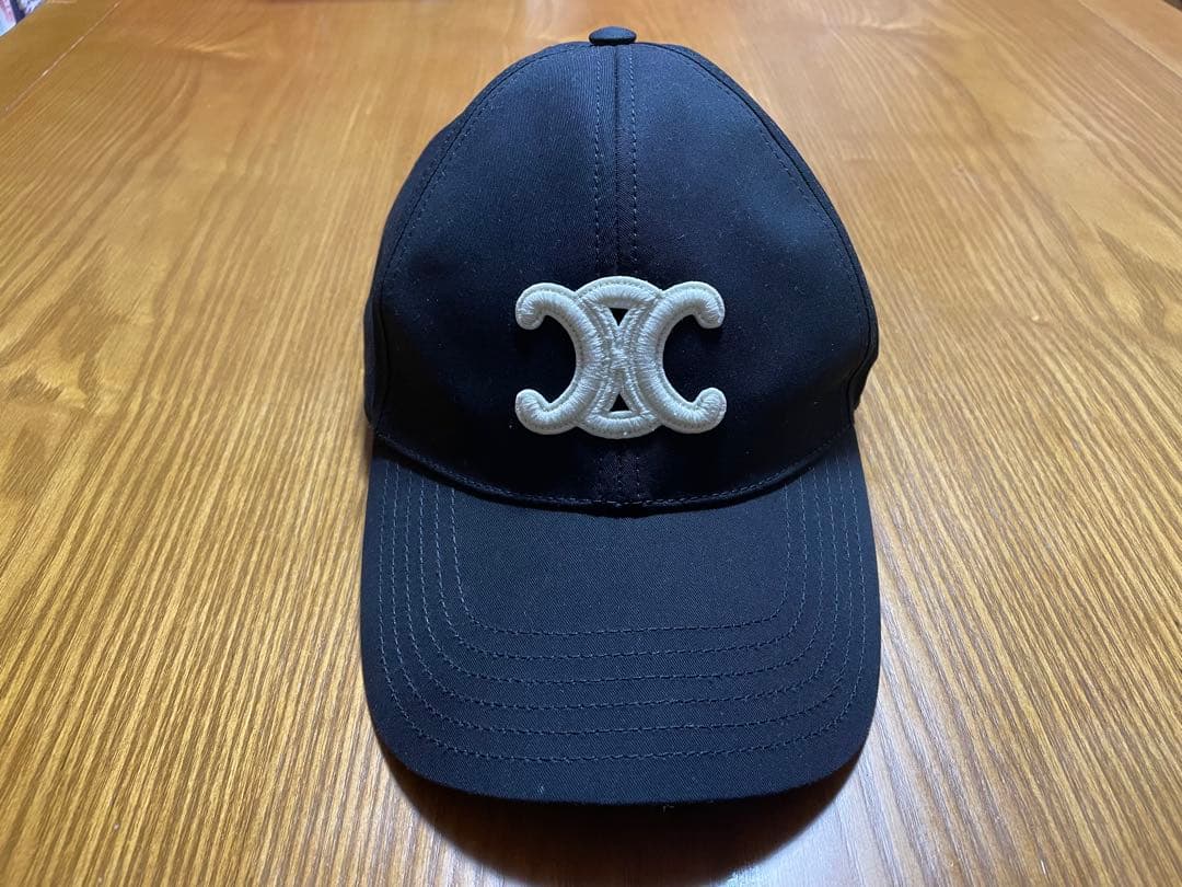 CELINE トリオンフ　ベースボールキャップ　Mサイズ CELINE（セリーヌ） [新品] キャップ トリオンフ ベースボールキャップ