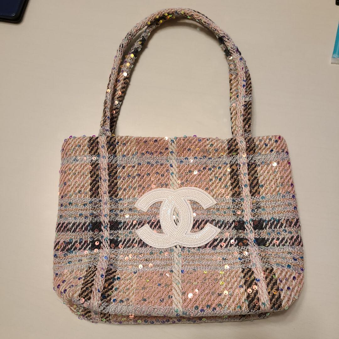 安い 通販ファッション - CHANEL スパンコールデザイントートバッグ