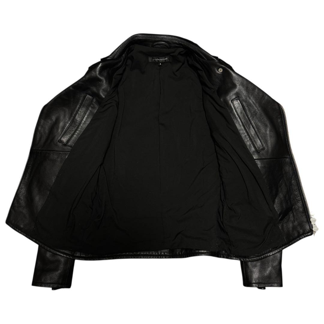 JACKROSE LAMB LEATHER DOUBLE RIDERS 黒 M - メルカリ