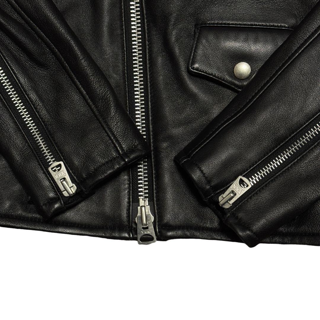 JACKROSE LAMB LEATHER DOUBLE RIDERS 黒 M - メルカリ