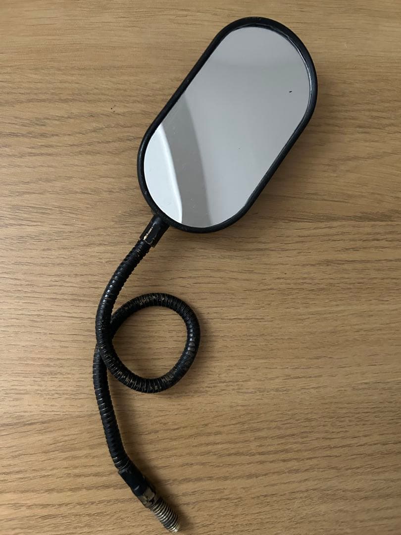 義*岡様 当時物 走り屋 タカツ スパイラルミラー ポップスミラー 8ミリ