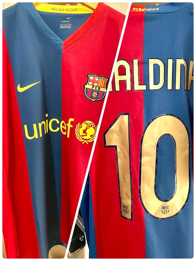 新品(難あり)】バルセロナ 06/07 #10 ロナウジーニョ ユニフォーム