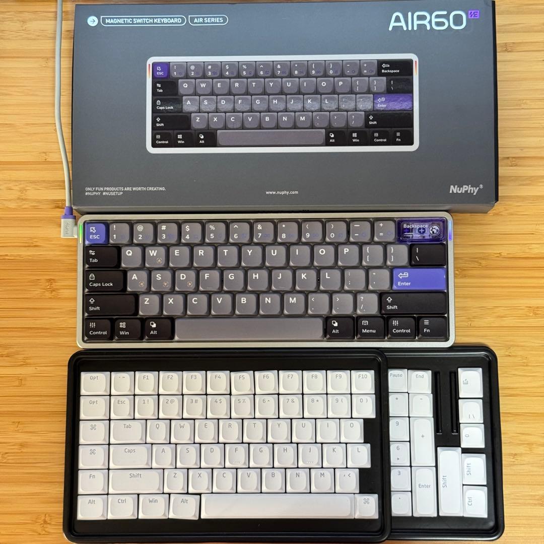 Nuphy Air60 HE Magnetic Jade Pro+白キーキャップ NuPhy Air60 HE 磁気スイッチ ゲーミング キーボード - AliExpress 7