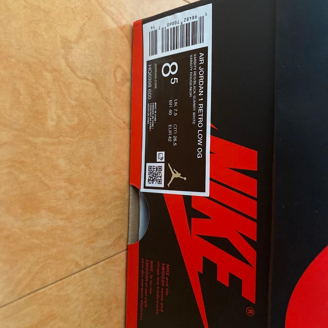 靴 Nike Air Jordan 1 Retro Low \"Chicago\"