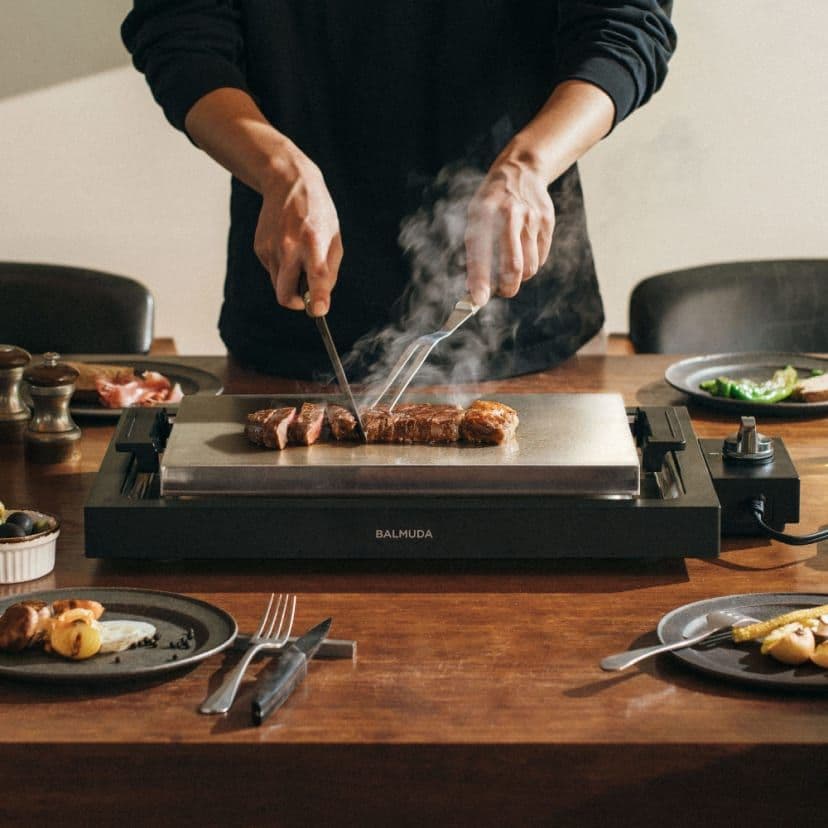 BALMUDA ザ・プレート プロ　ブラックK10A-BK 楽天市場】【即納】【家事ヤロウ!!!で紹介】バルミューダ ザ・プレート