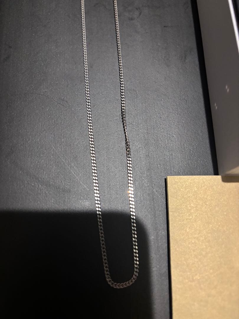 最終値下げ喜平2面プラチナネックレス　pt850 10.5g　60センチ2ミリ幅