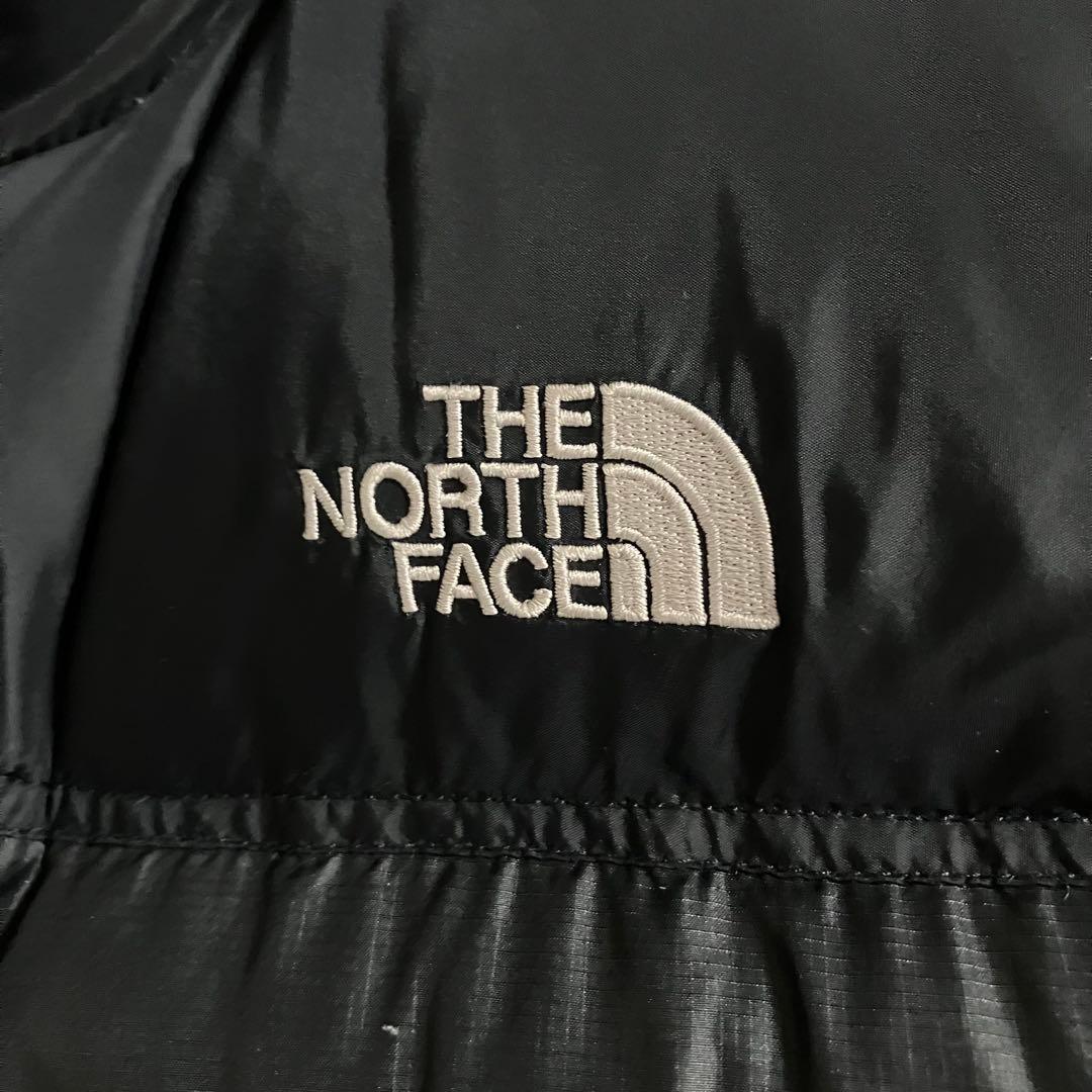 《希少》ザノースフェイス　ヌプシ　ダウンジャケット 刺繍ロゴ　ブラック　Ｓ