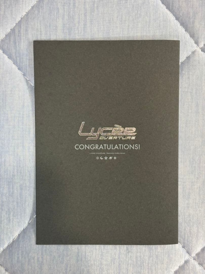 lyceeOverture　アミューズクラフト1.0 直筆サインカード2種セット