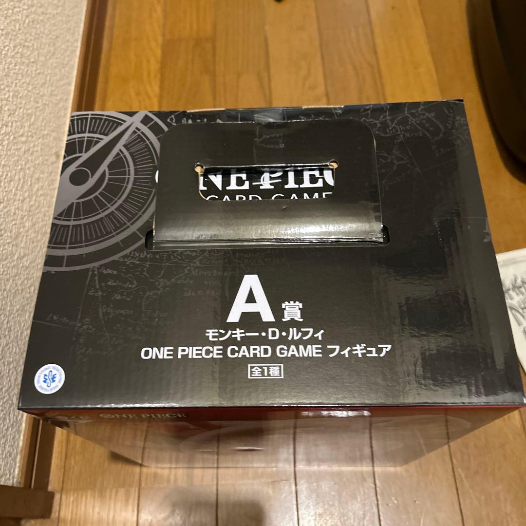 一番くじ　ワンピース　カードゲーム　A賞　ルフィ　フィギュア　20枚限定カード