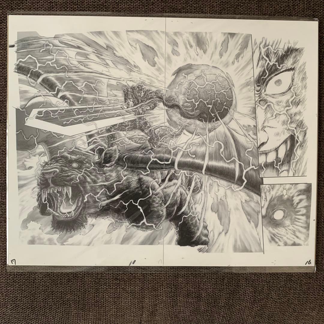 大ベルセルク展 複製原画 7枚セット ガッツ 名場面セット - メルカリ