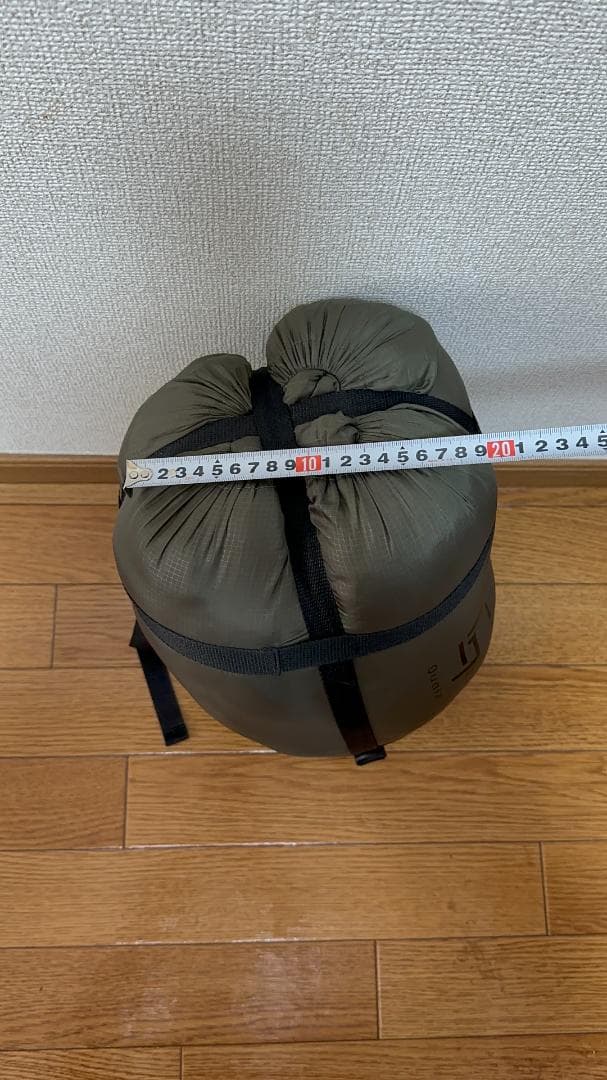 Qualz 冬用寝袋 -2℃ マミー型 オリーブ
